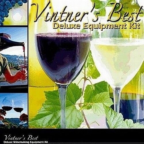 Vintner's Best Deluxe Wine Equipment Kit - Includes 6 Gallon Glass Carboy