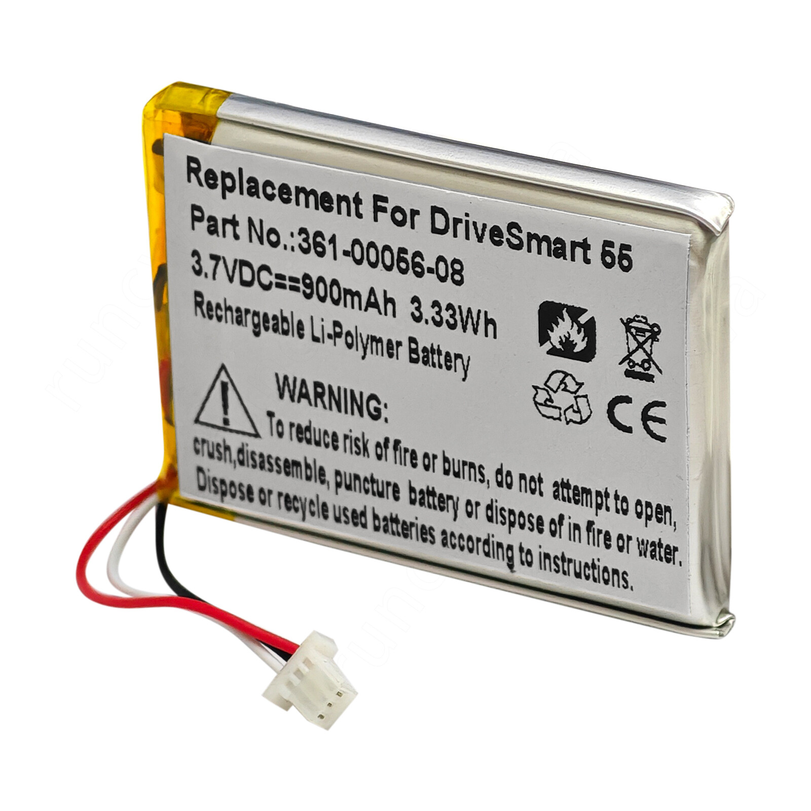 3.7V 900mAh Replacement Battery 361-00056-08 For Garmin Drive 60 61 GPS + TOOL