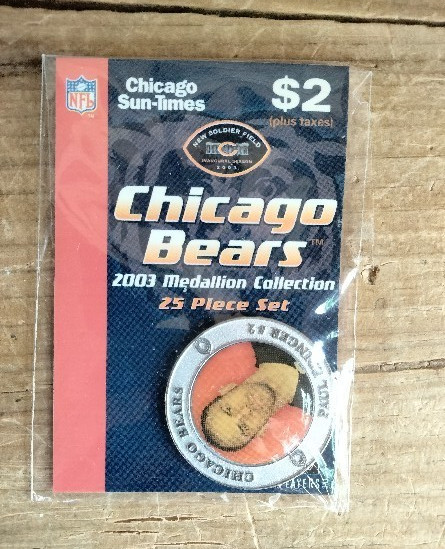 PAUL EDINGER CHICAGO BEARS 2003 Medallion Coin