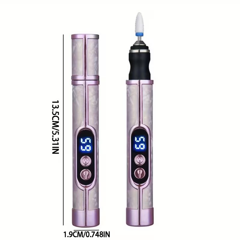 Electric Toe Nail Grinder Drill For Thick Toenails Set Manicure Pedicure Tools