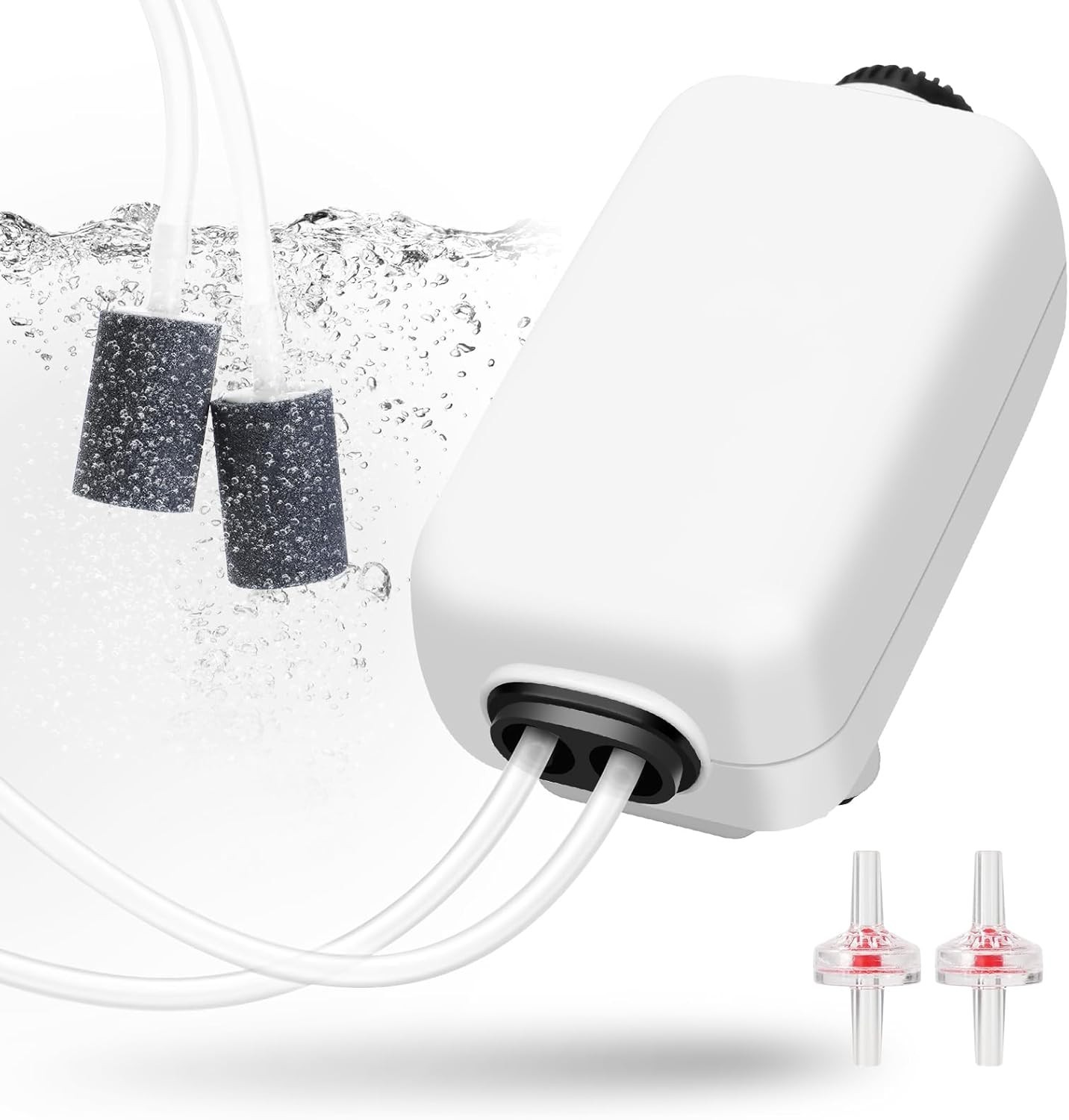 Aquarium Air Pump 100 Gallon Fish Tank Bubbler Oxygen Aerator with Stones