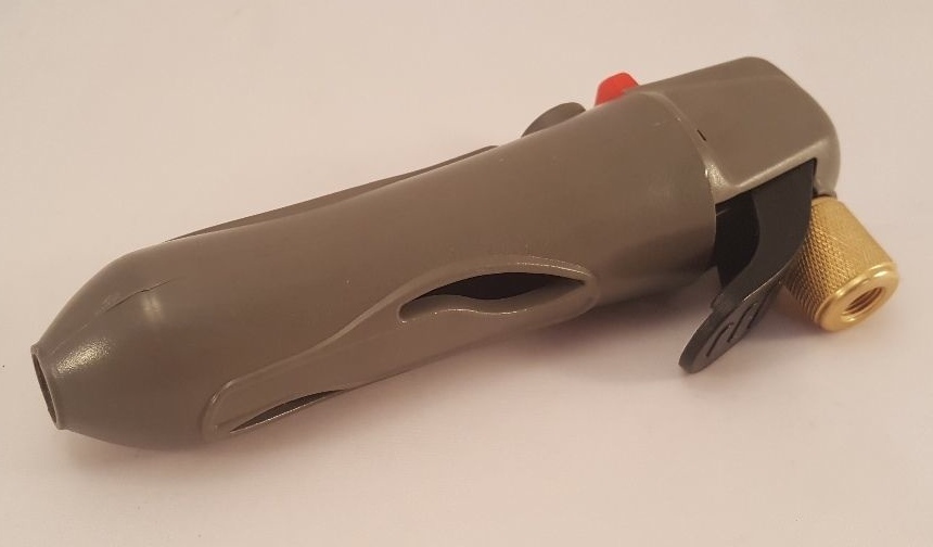 CO2 Power Bike Tire Inflater Grey plastic housing cart C02 inflator TFGRY