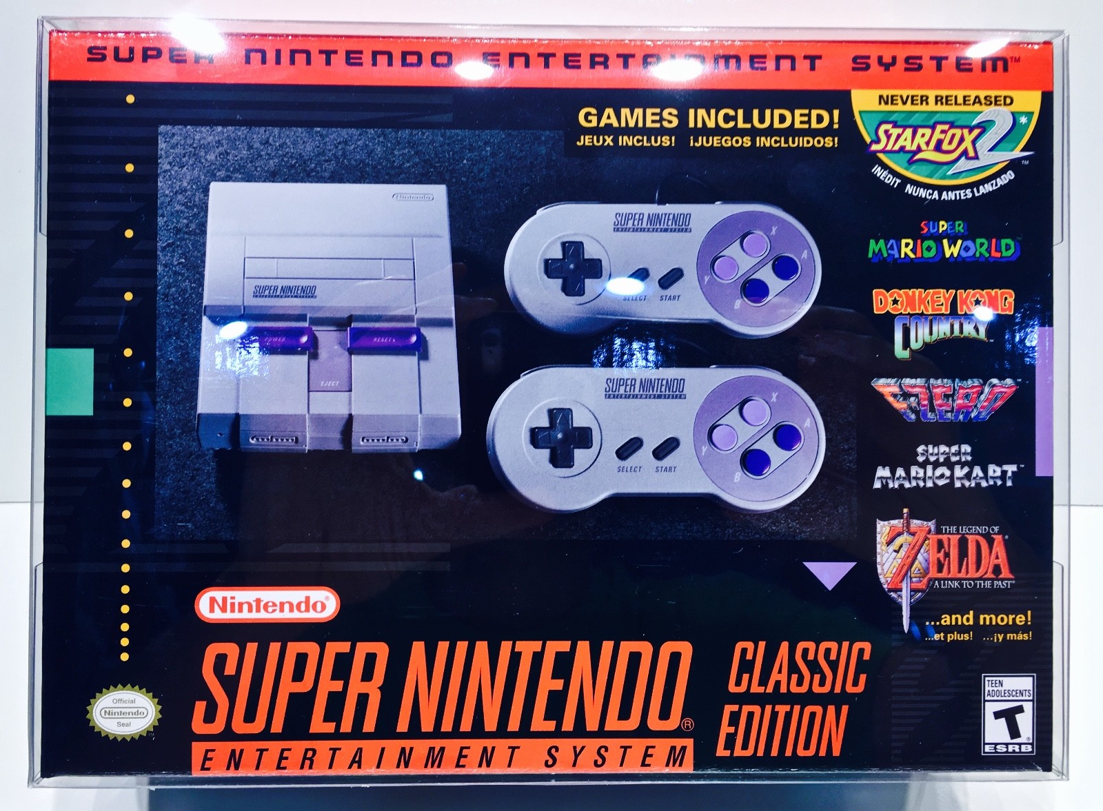1 Box Protector for SNES and NES CLASSIC EDITION MINI CONSOLE Nintendo Boxes