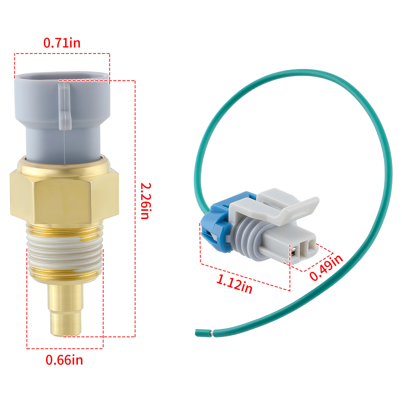 Engine Coolant Temp Sensor For Chevy GMC C1500 C2500 C3500 K1500 K2500 K3500