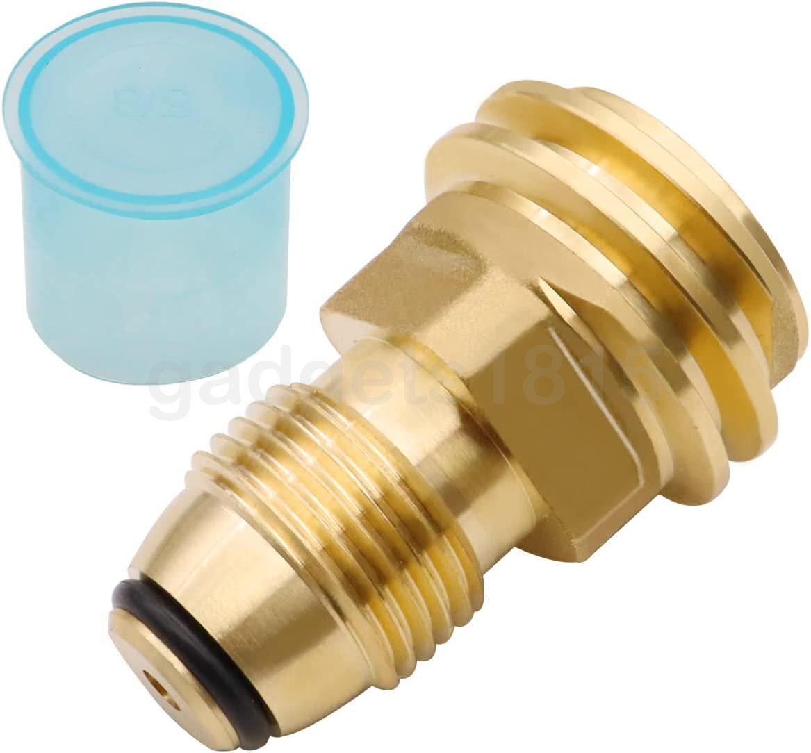 Propane Tank Refill Adapter Converts POL LP Tank Valve to QCC1/Type1 Regualtor