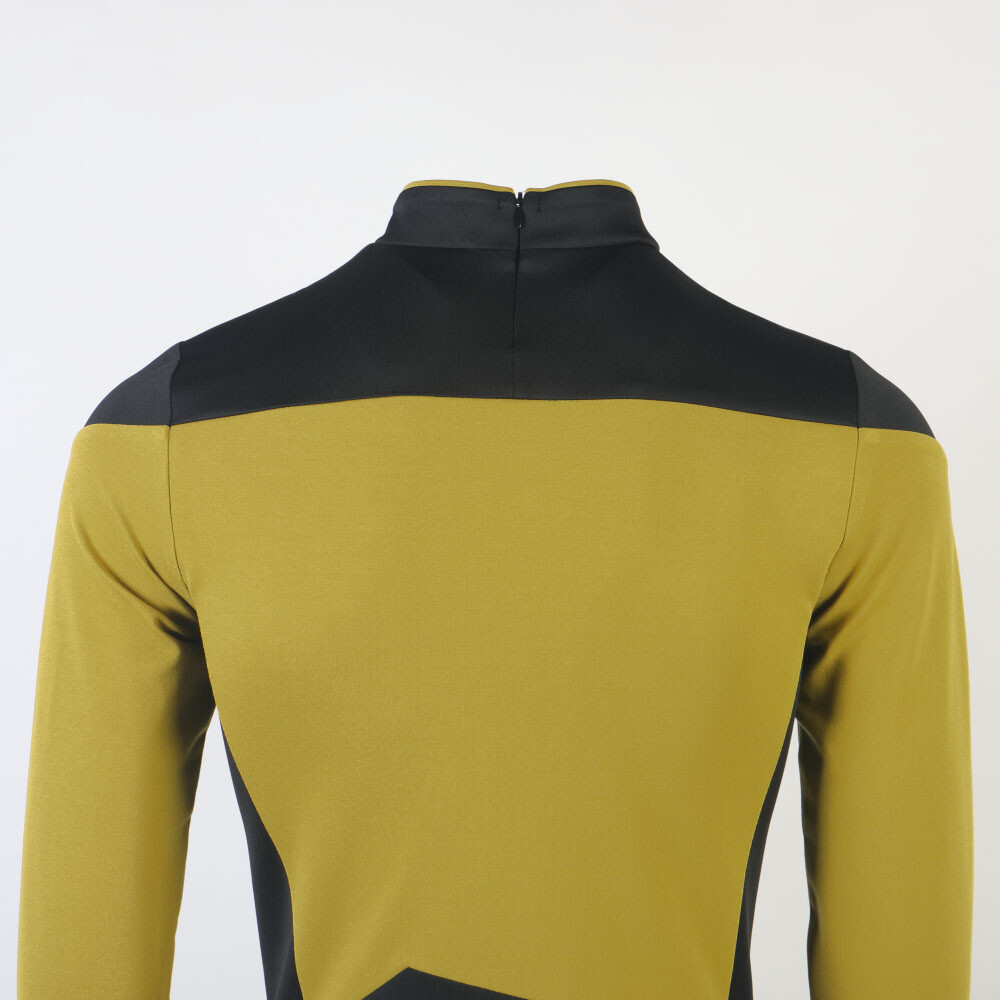Star Trek The Next Generation Picard Red Uniform Costume Top