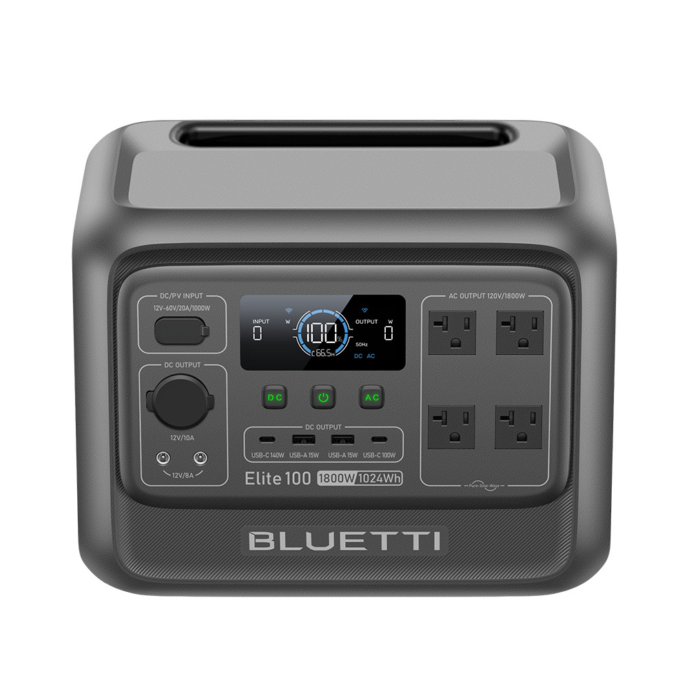 BLUETTI Elite 100 V2 1024Wh 1800W Portable Power Station for Road Trip Backup