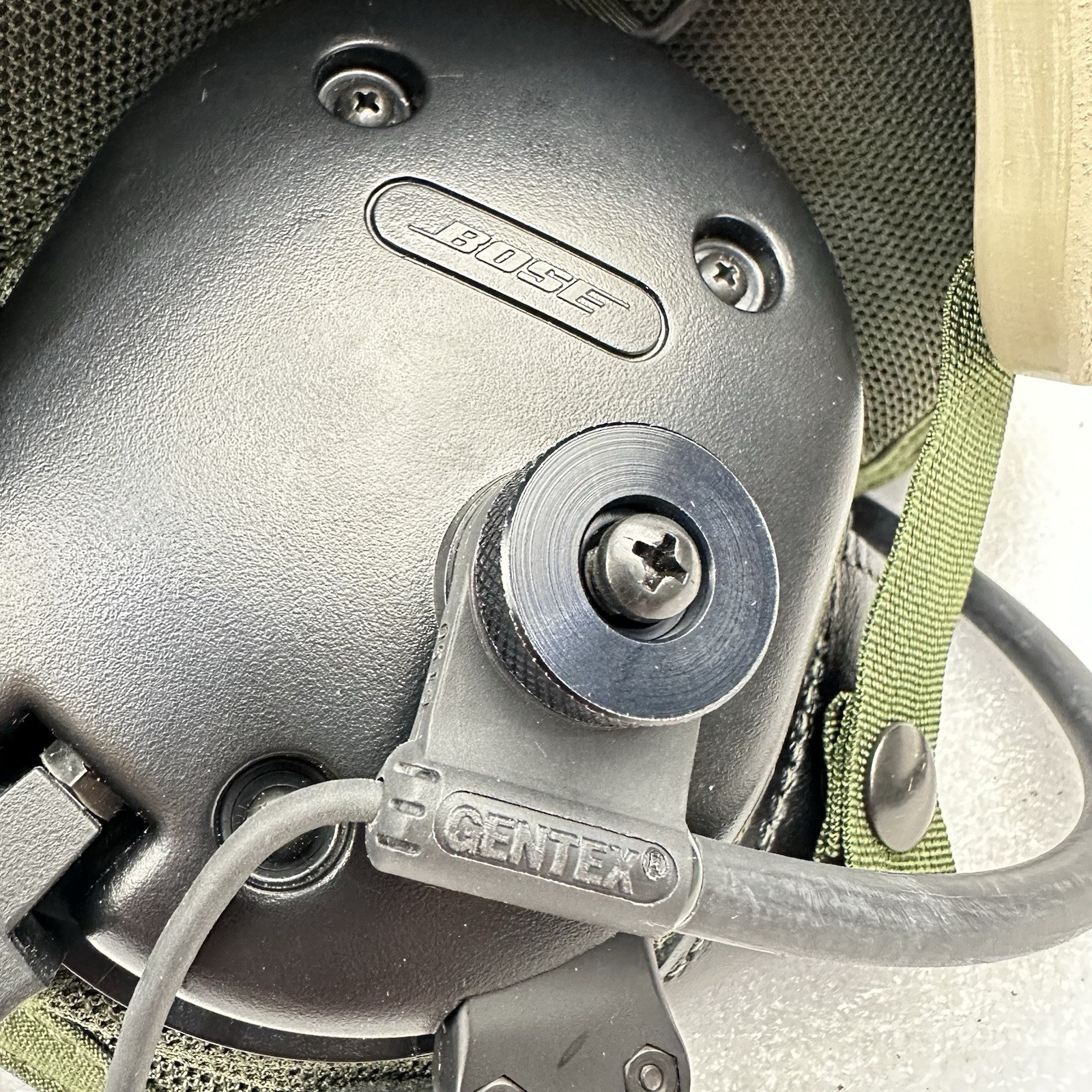 Large ArmorSource AS770 CVC Military Combat Vehicle Crewman Helmet W/ Comms Nice