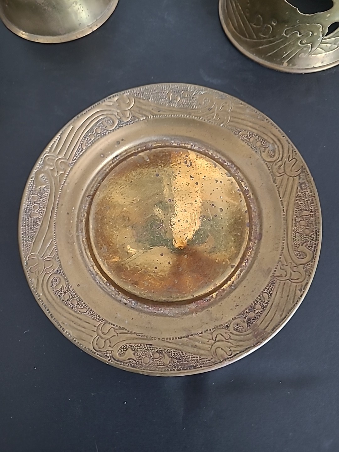 Vintage Chinese Shabu Pot Brass Hot Pot Chiseled Dragon