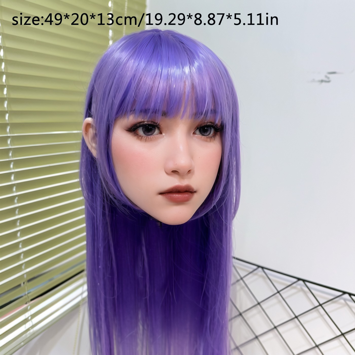 This exquisite TPE material head model is specially designed to meet high-end