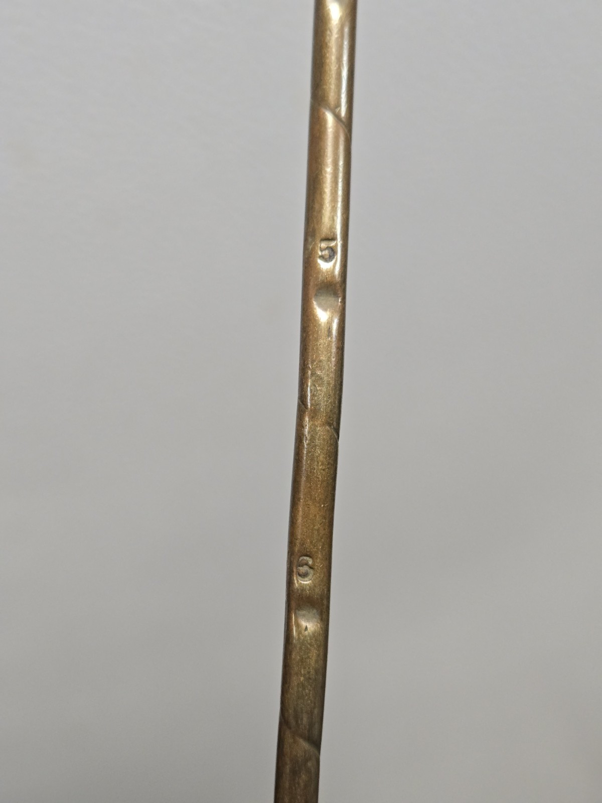 Old VIntage Antique Medical Tool Uterine Barnes Sound Calibrated F Walters & Co