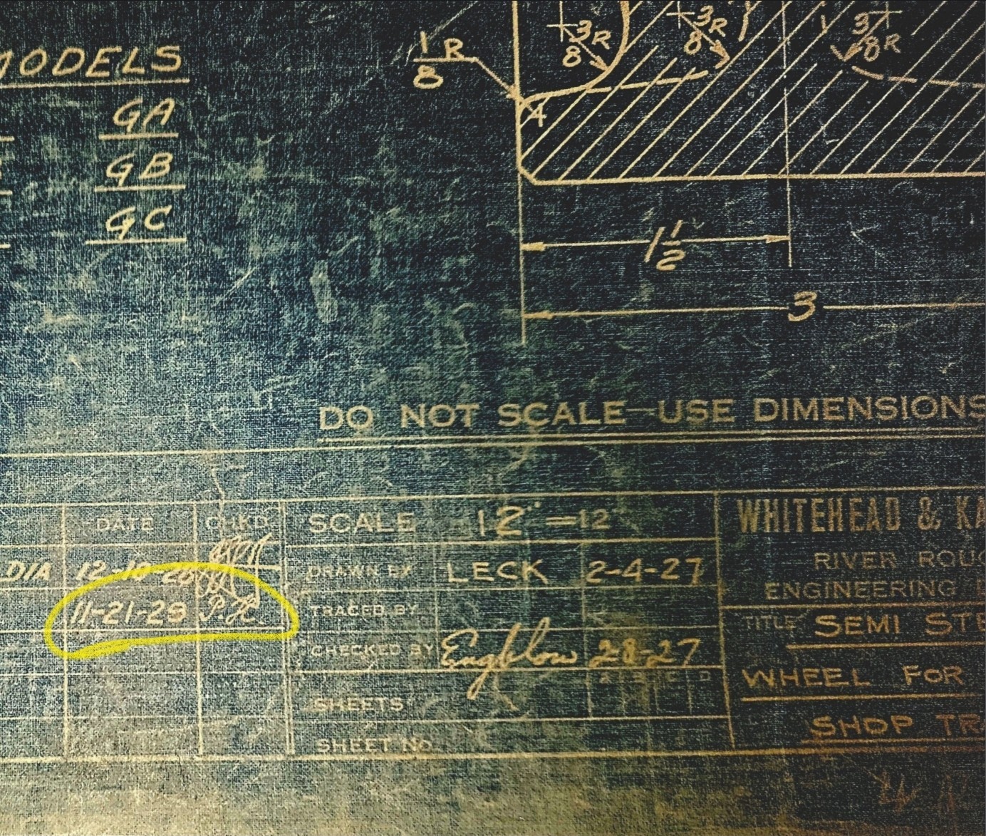 Original 1930's Industrial OIL DERRICK Technical drawings, Diazo/Blueprint LOT