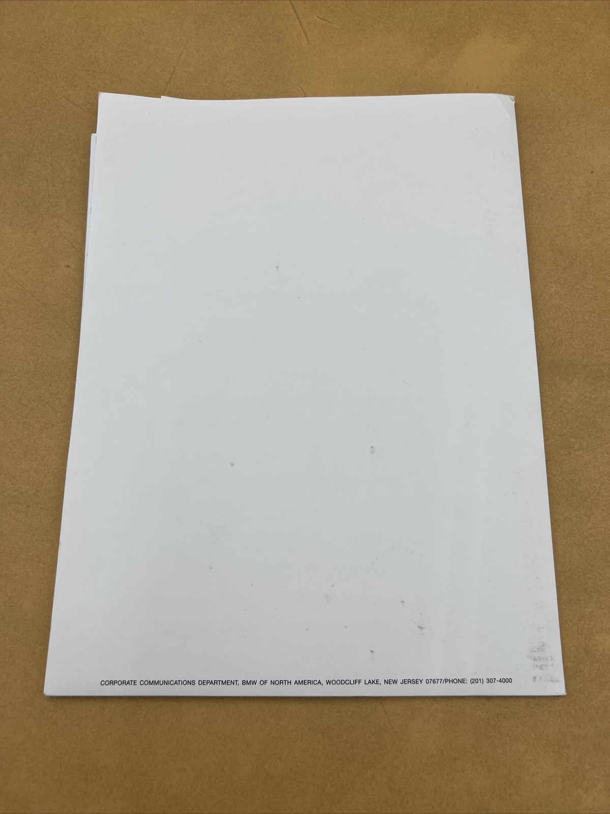 2006 BMW OF NORTH AMERICA PRESS KIT MEDIA INFORMATION WITH STORAGE FOLDER