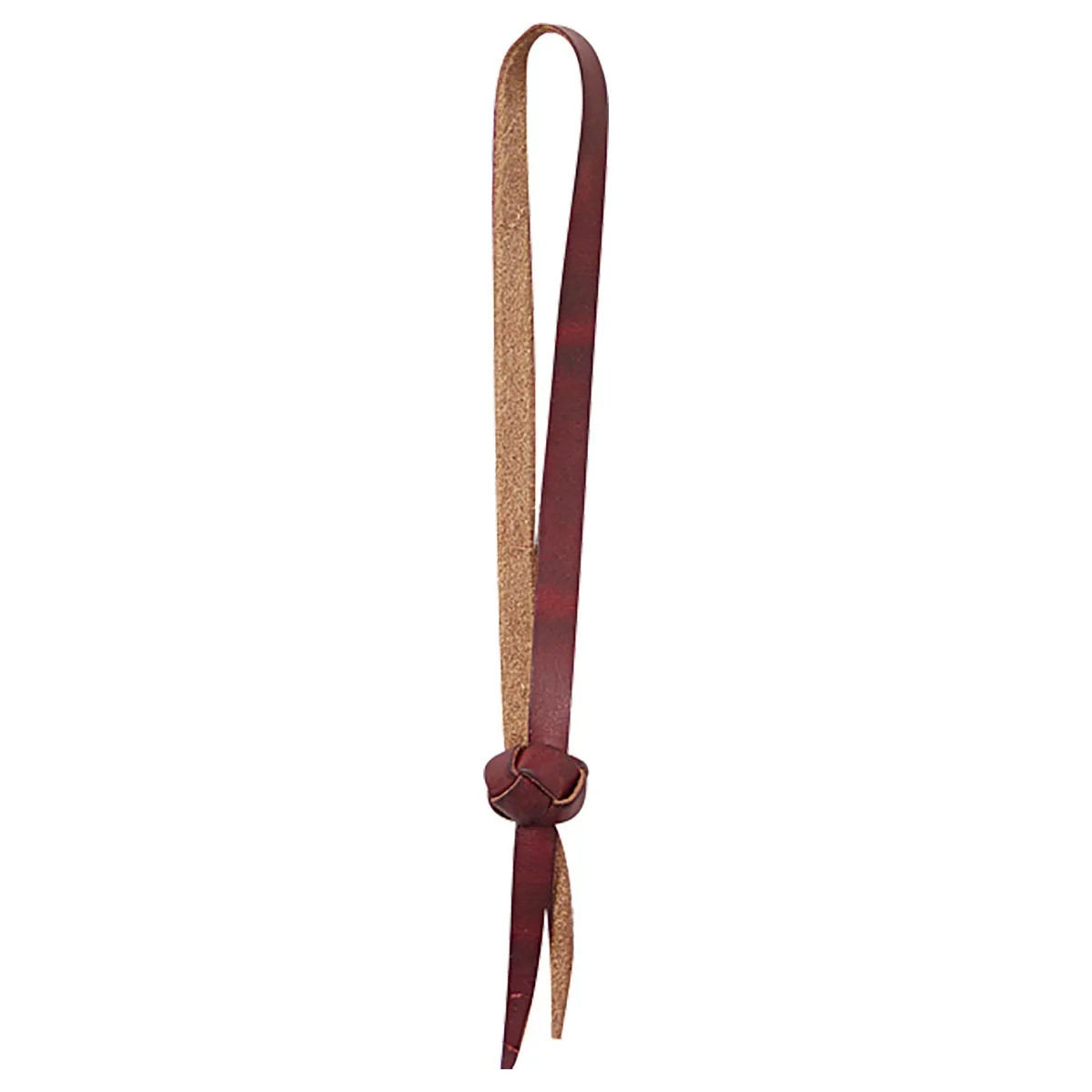 Martin Saddlery Tie Down Hobble - 3/8” Latigo Leather with Braided Button Knot