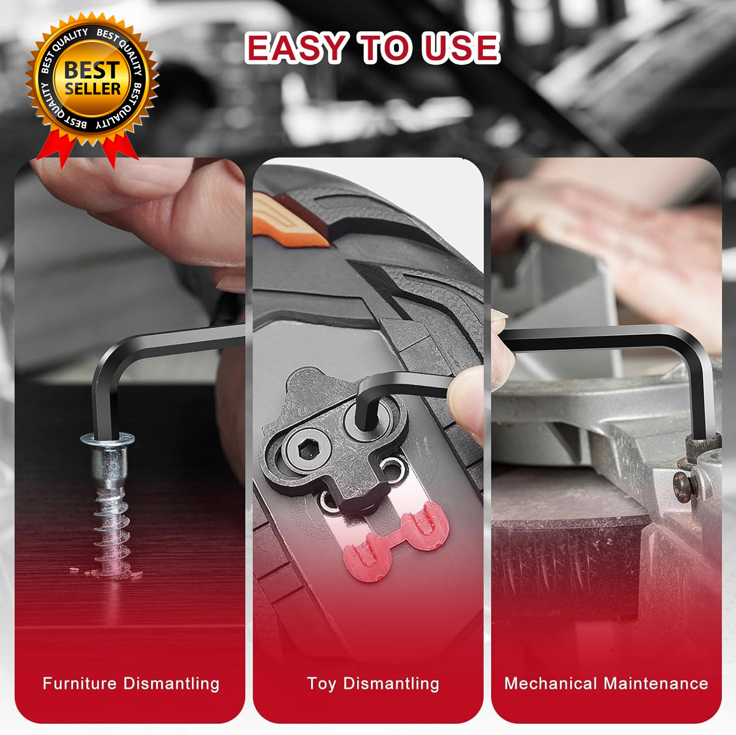 35-Piece Allen Wrench Sets Metric and Standard Hex Key Set Allen Key Set