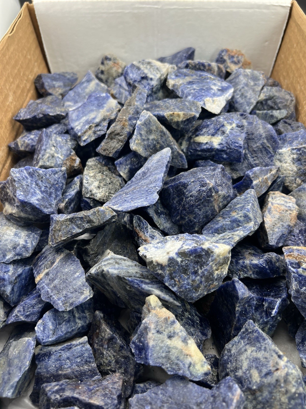 Rough Blue-Violet Sodalite Lapidary Grade or as Display 1 pound+