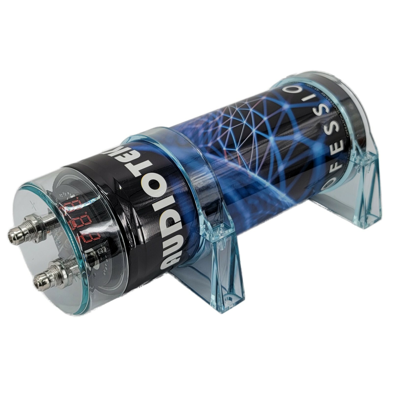 AT-3.5 Capacitor 12V Audio 3.5 Farad 3500W Digital 3 Digit Display + Kit 4 Ga