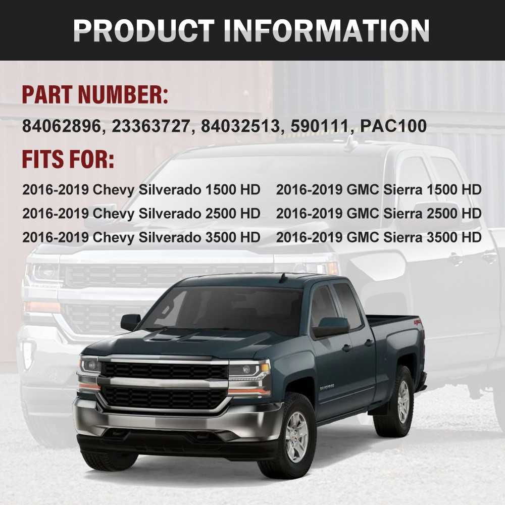 Rear View Camera For 2016-2019 GMC Sierra Chevy Silverado 1500 2500 84062896