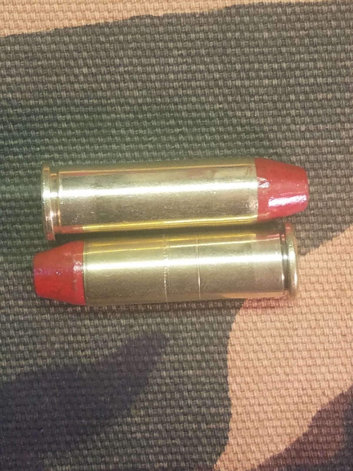 38 SPECIAL SNAP CAPS SET OF 10, RED AND BRASS, REAL 125gr WEIGHT!!!