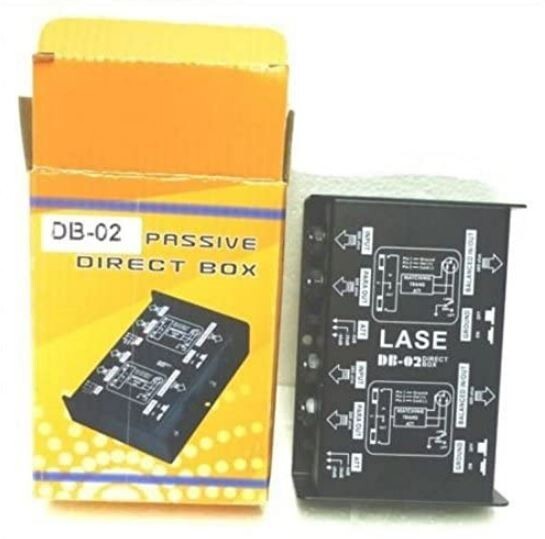 LASE DB-02 - Professional Dual Channel Passive Direct Box