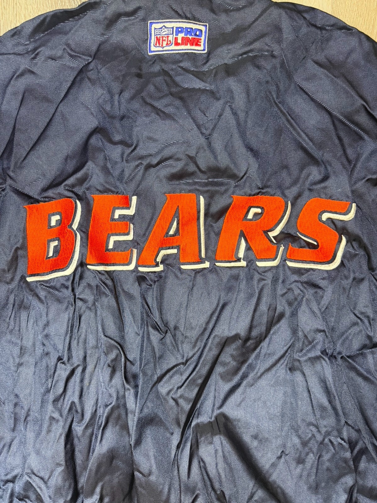 Vintage Chicago Bears NFL Pro Line Logo Athletic Jacket Mens XL Full Zip