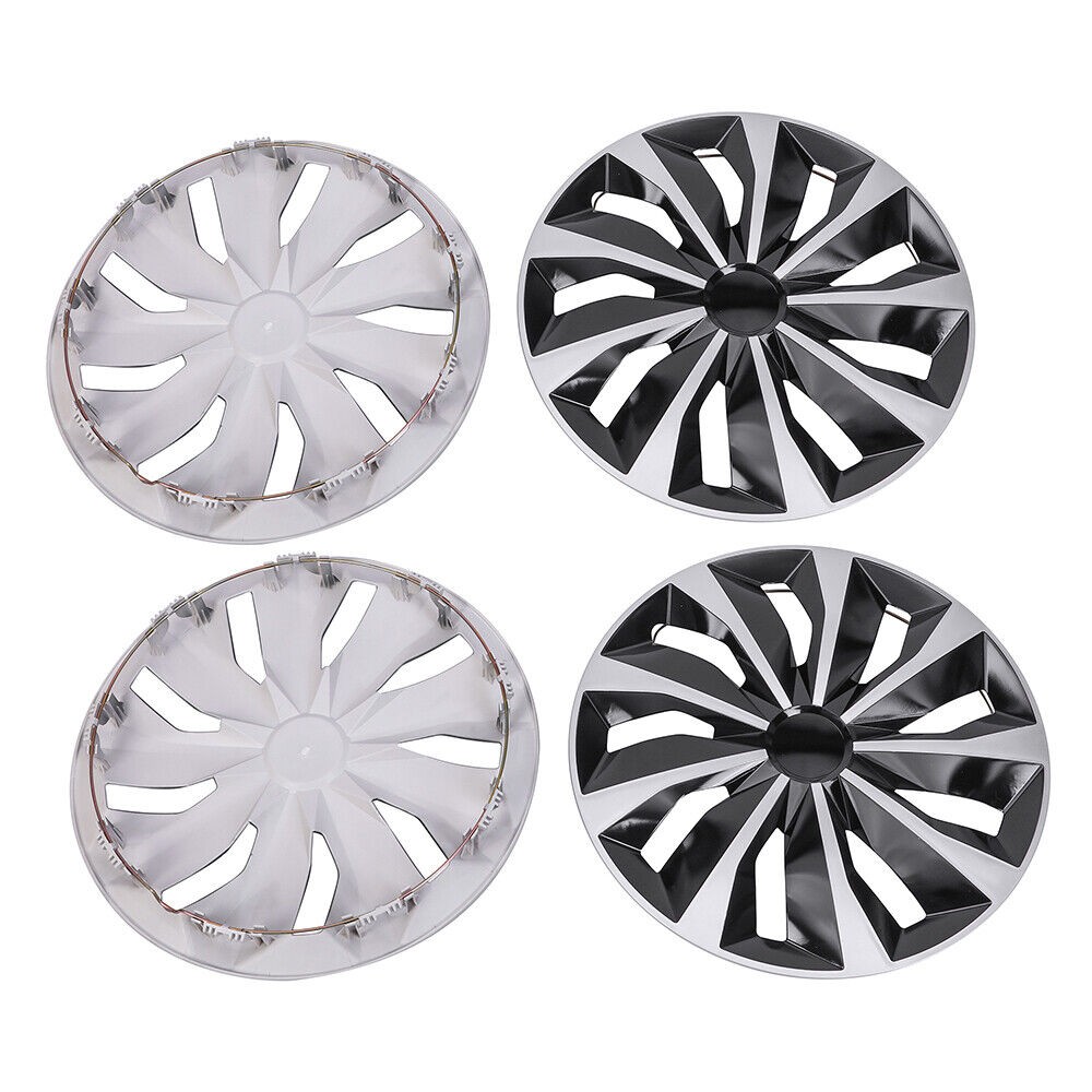 16" Set of 4 Snap On Full Hub Caps Wheel Covers Fit for R16 Tire & Steel Rim NEW