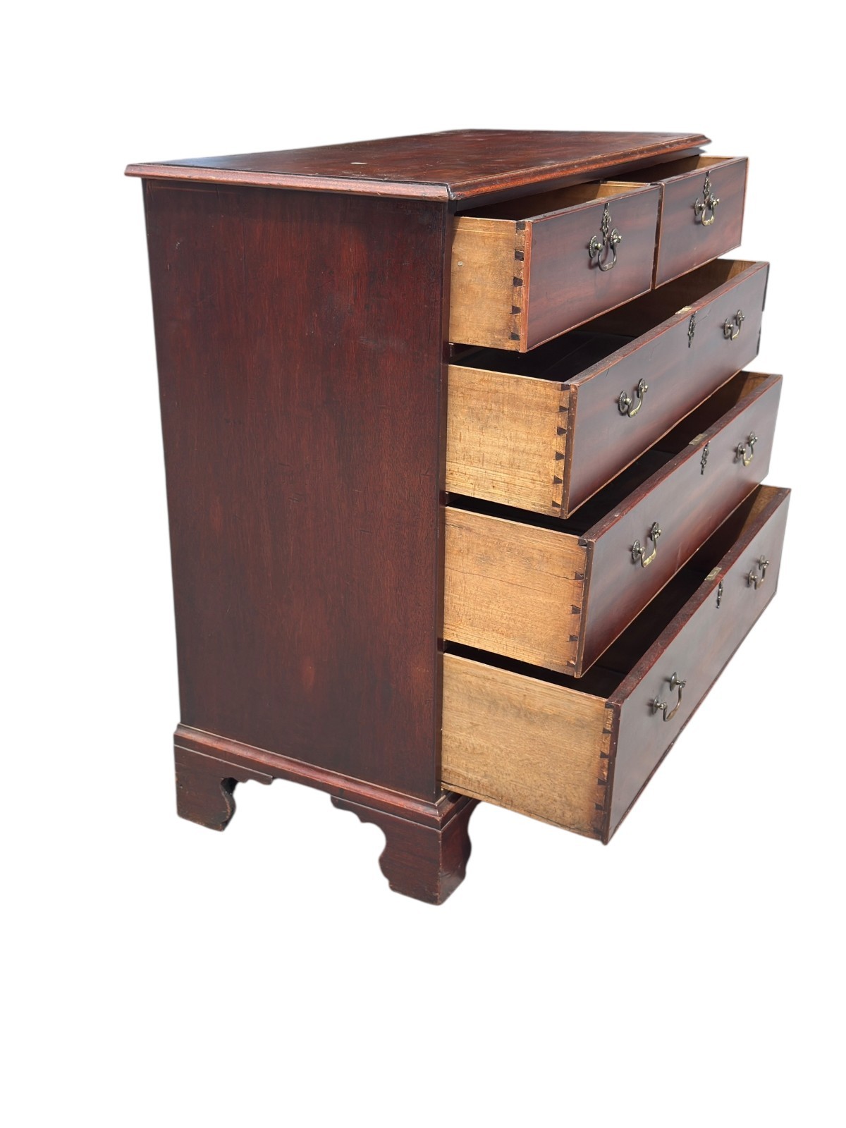 antique Chippendale georgian chest dresser 18th small period mahogany