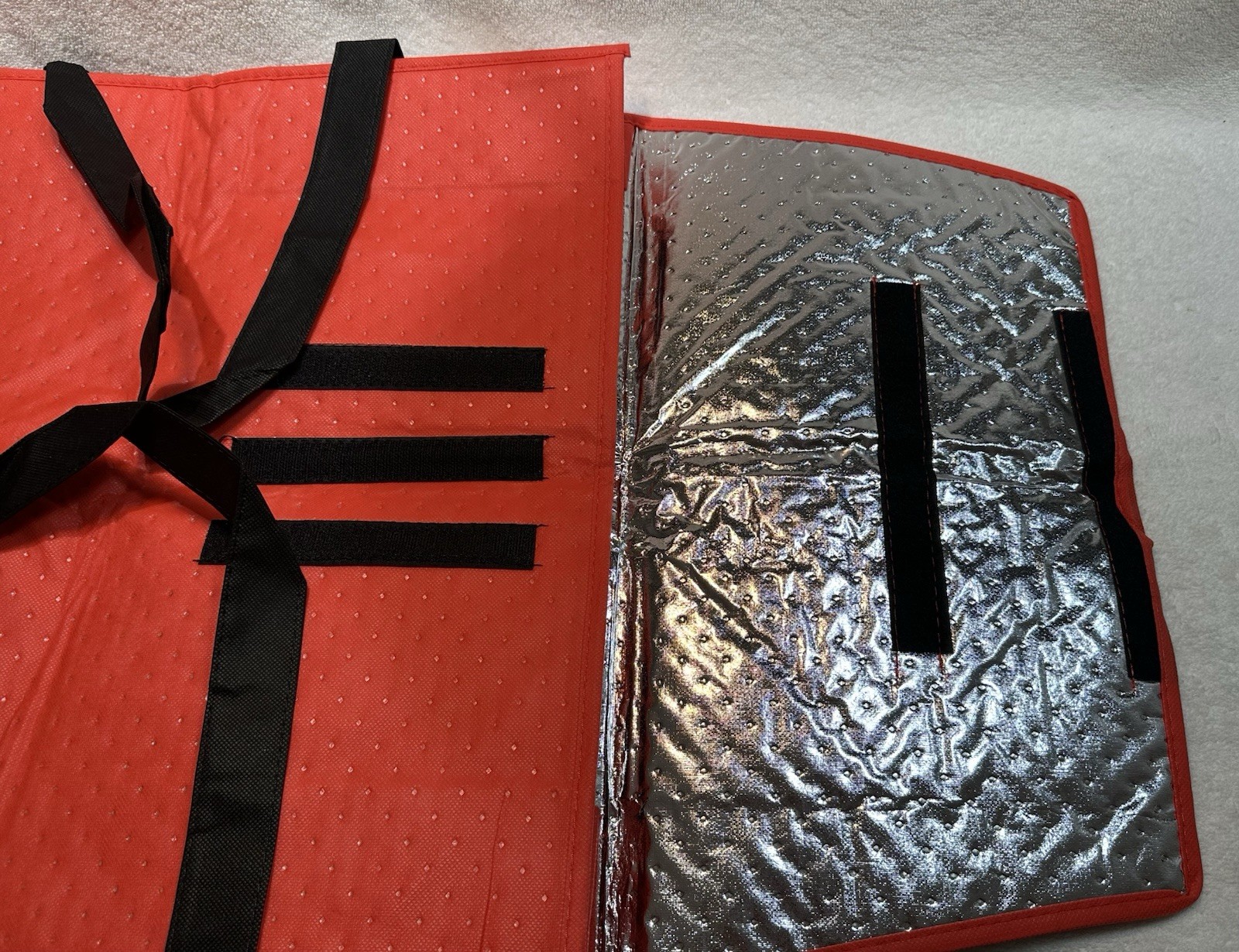 Lot of 4 ~ DOORDASH ~ Large 19x19x5 Insulated Pizza Delivery Bag / Tote ~ ERRORS