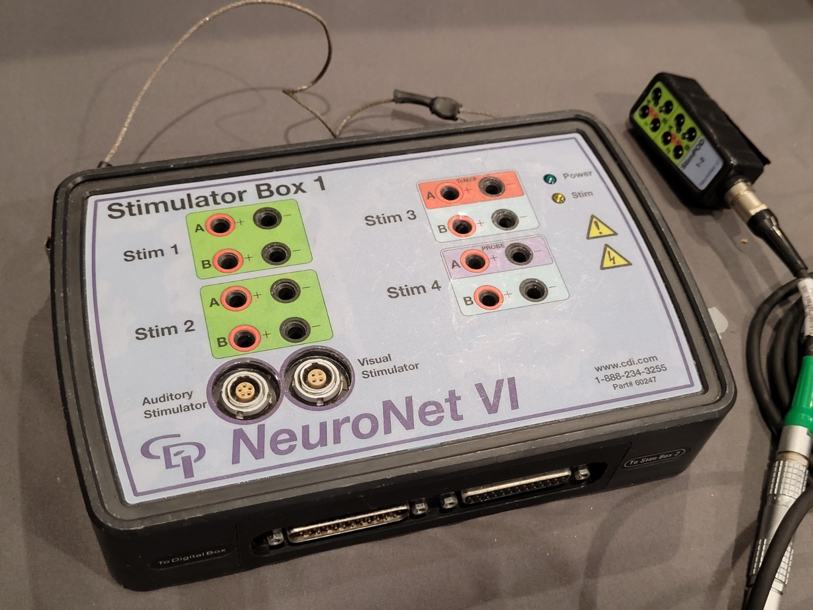CDI NeuroNet VI Neuromonitoring Box With StimPod