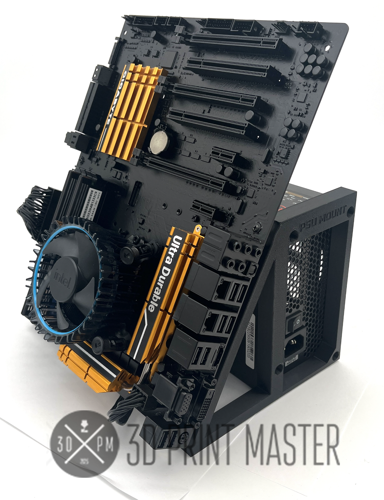 Crypto Mining Motherboard Test Bench + GPU Stand / PC and Test Rig + Screws