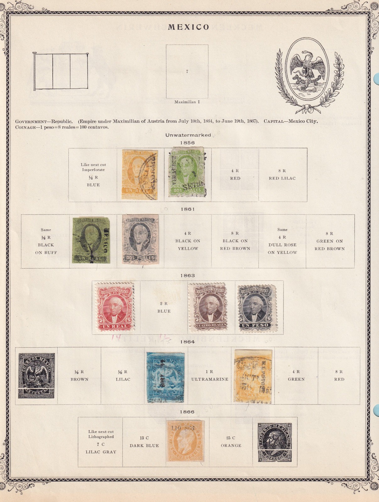 MEXICO - MINT AND USED COLLECTION ON ALBUM PAGES - DR. SCHULTZ ESTATE - Q198