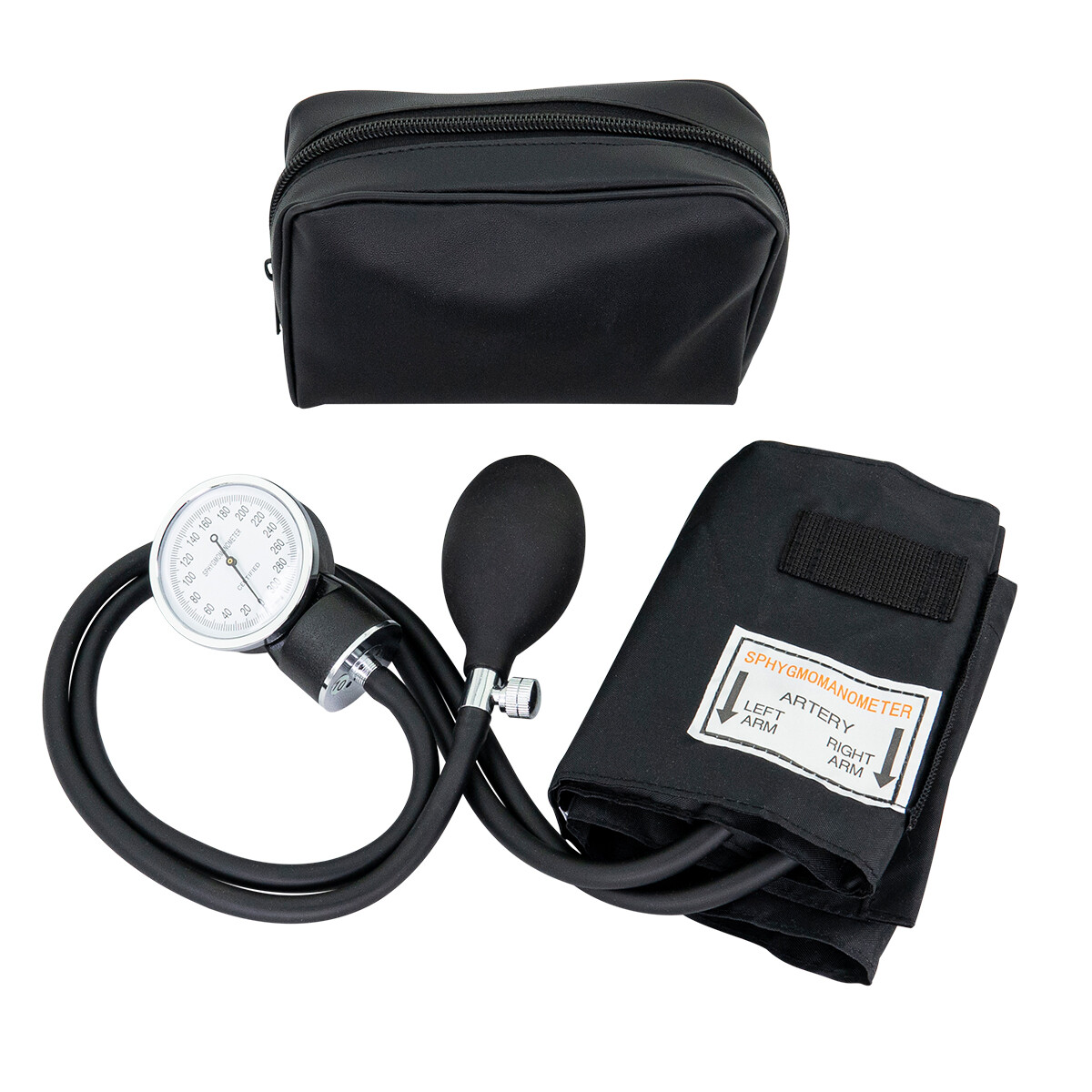 LINE2design Manual Blood Pressure Cuff Aneroid Large Adult BP Monitor With Case