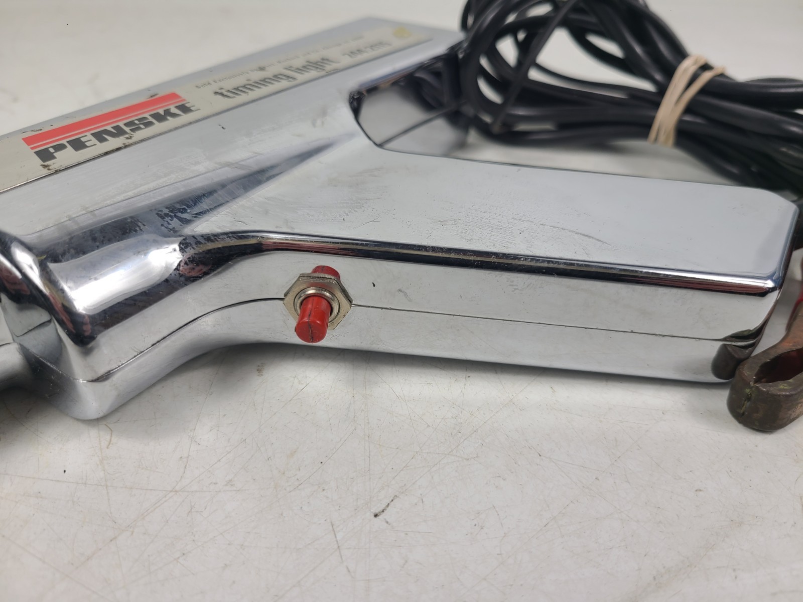 Vintage Sears & Roebuck Penske Chrome Power Auto Timing Light 244.2115 (TESTED)