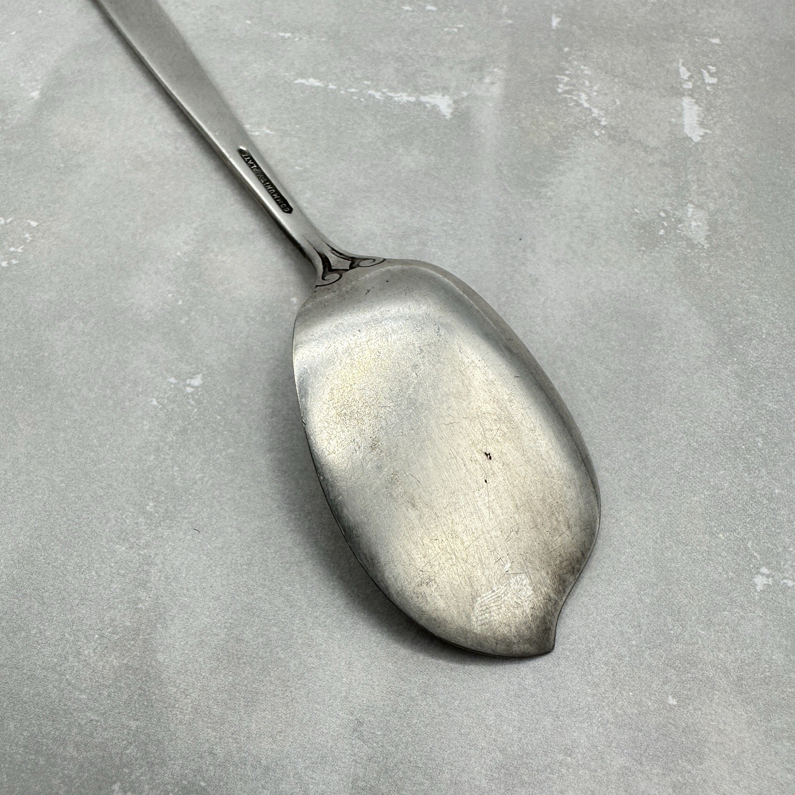 Oneida King Cedric Jelly Server 6" Community Plate Silverplate 1933 Replacement