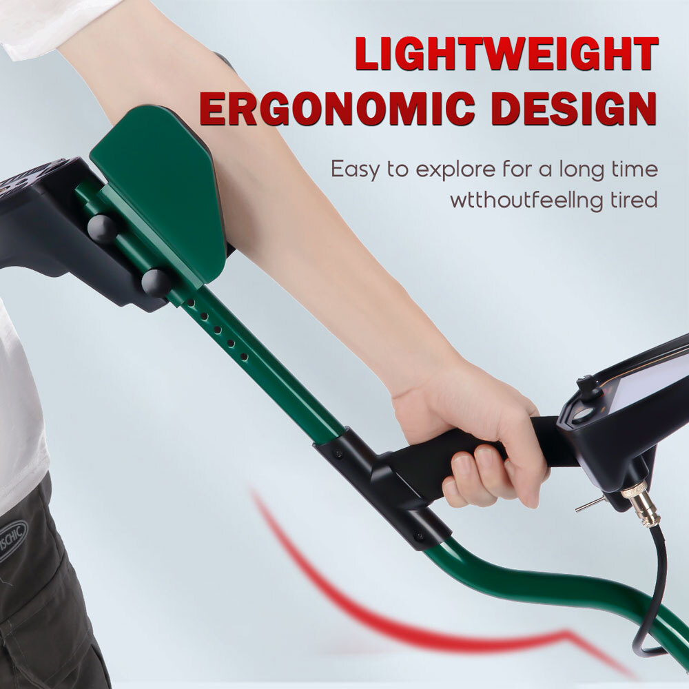 Deep Ground Metal Detector with 8.5" x 11" PROformance Search Coil and Extras