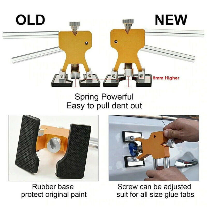 19PCS Paintless Car Body Dent Puller Repair Tool Dint Hail Damage Remover Kit