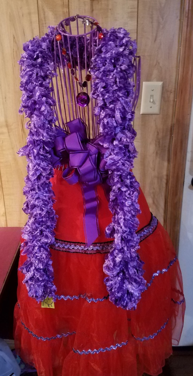 Featherless Boa or Neck Scarf (U Choose Color - Purple or Pink )