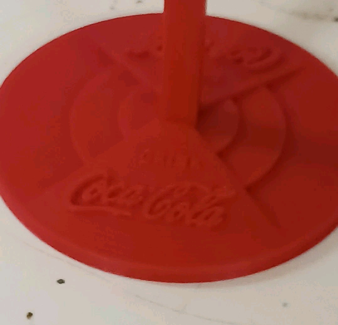 Vintage 1950's Coca Cola " Sign of Good Taste" Miniature 3d Print Replica 6.5"