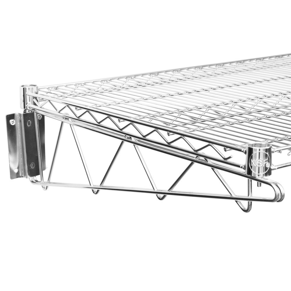 24" x 36" Wall Mount Chrome Wire Shelf Rack Commercial Restaurant Pot Pantry NSF
