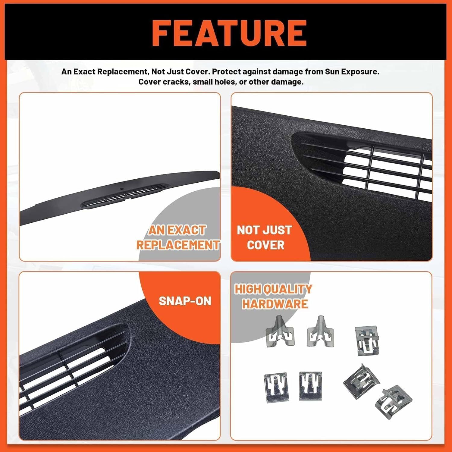 Molded Front Dash Compatible W/ 2007-2013 Cadillac Escalade Avalanche/Silverado