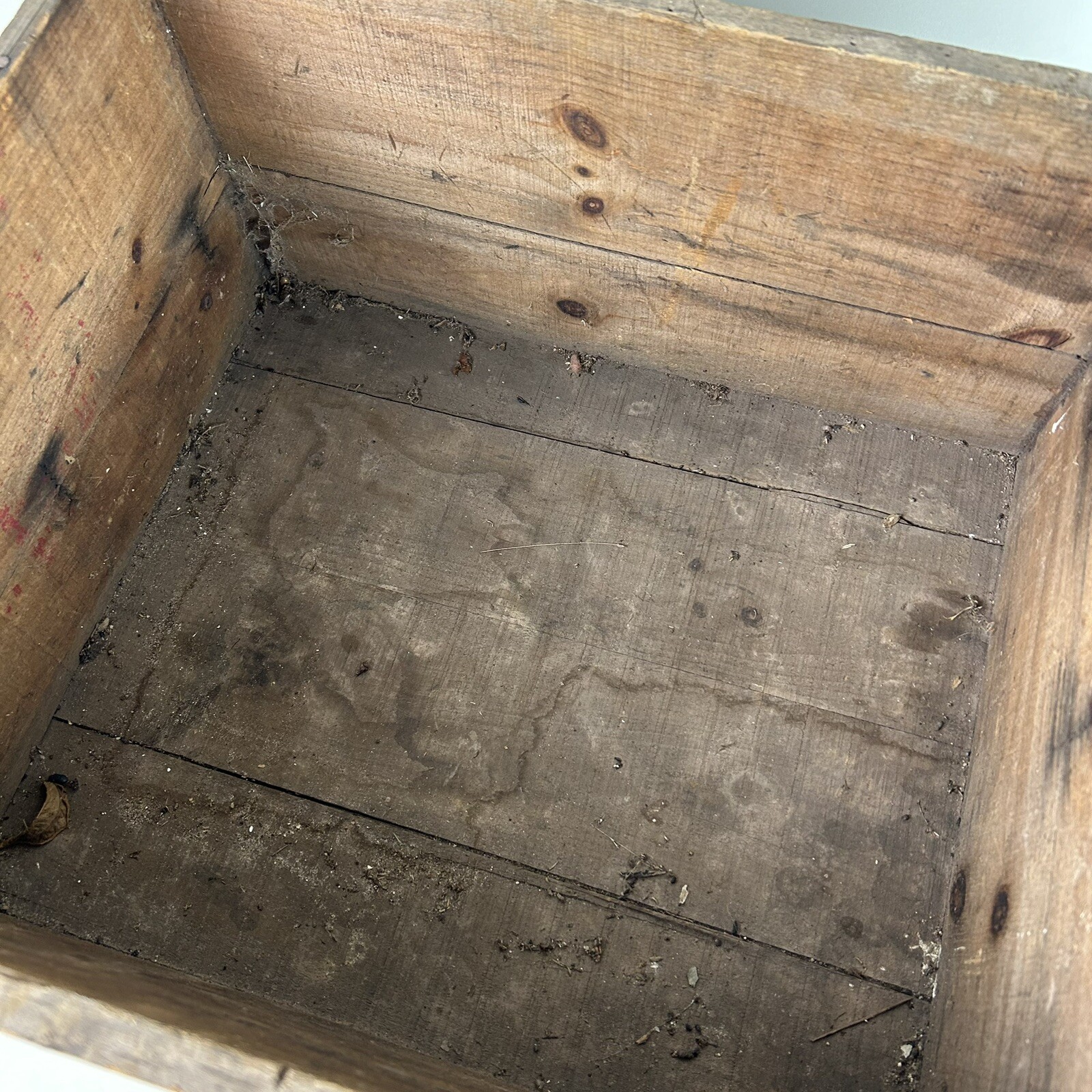 Antique 25lb Explosive Dynamite Dovetail Wood Crate ICC 14 National Eldred PA