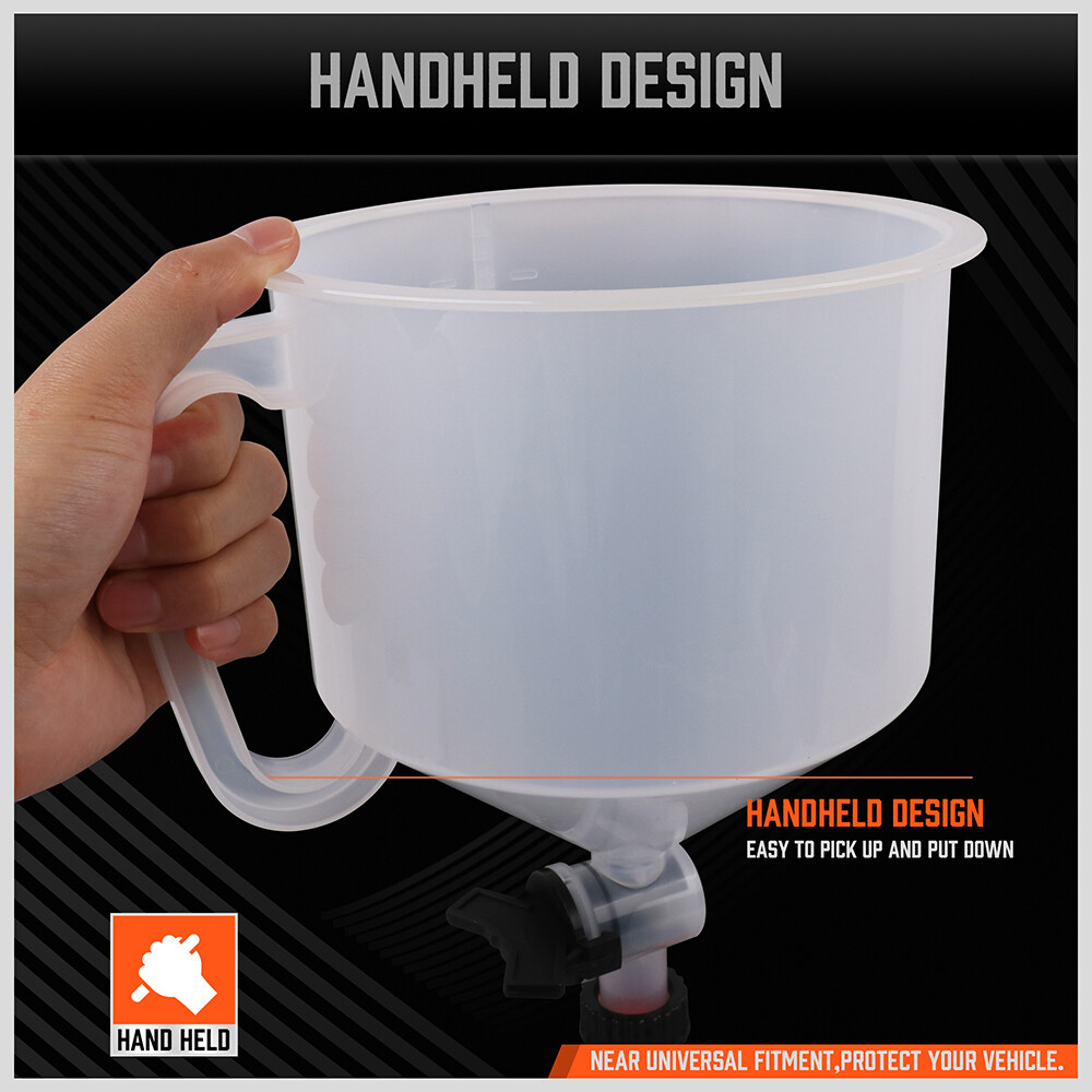 No-Spill Coolant Funnel Kit Spill Proof Funnel Bleeder with Adapters Universal