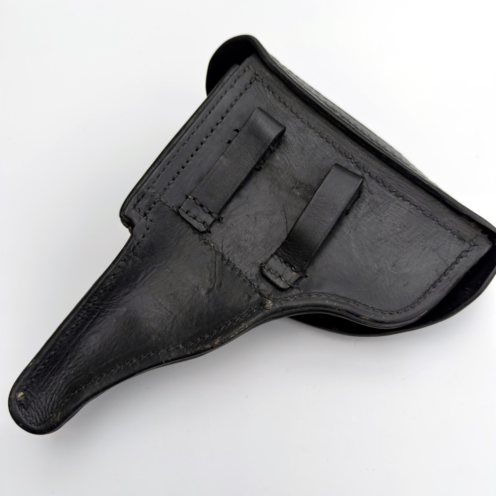 Walther P.38 Pistol HARDSHELL HOLSTER. Faint Oakleaf. Original Vintage.
