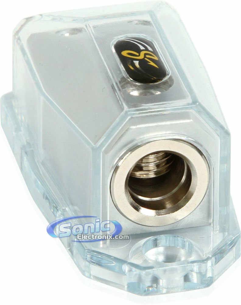 SHD20 Stinger SHD20 HPM Series Power or Ground Distribution Block Satin Chrome