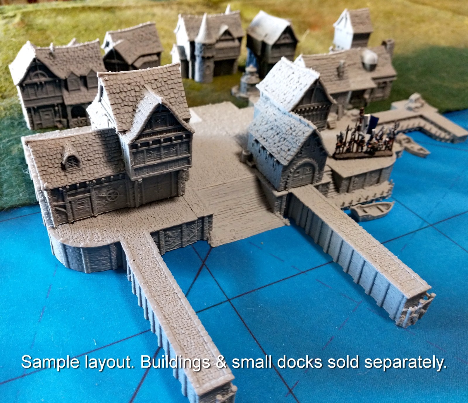 Ancrabourg European Port City Docks Quay Expansion 10mm Terrain Empire Warmaster