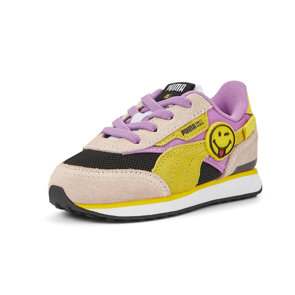 PUMA Future Rider Smileyworld Ac Inf Girls Pink Sneakers Casual Shoes 38613602