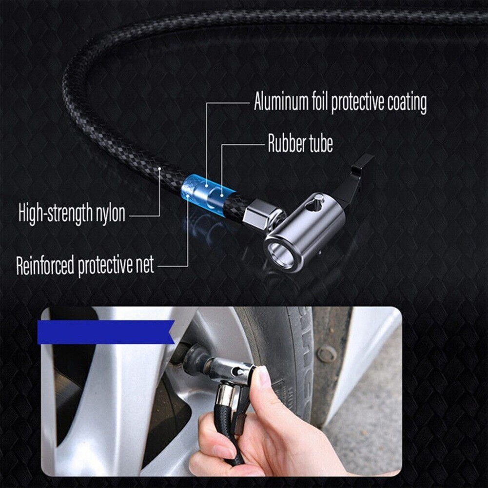 Heavy Duty Portable Air Compressor Car Tire Inflator Electric Pump Auto 12V USA