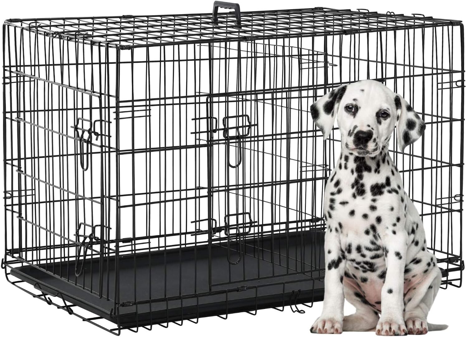 48 Inch Large Dog Crate Dog Cage Medium Dog Kennel Animal Pet Crate Pet Cage