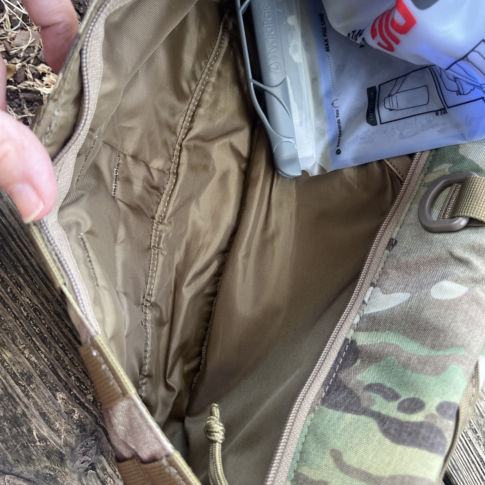 Aquamira Rigger Tactical 2L Hydration Backpack Pressurized Multicam Molle NEW