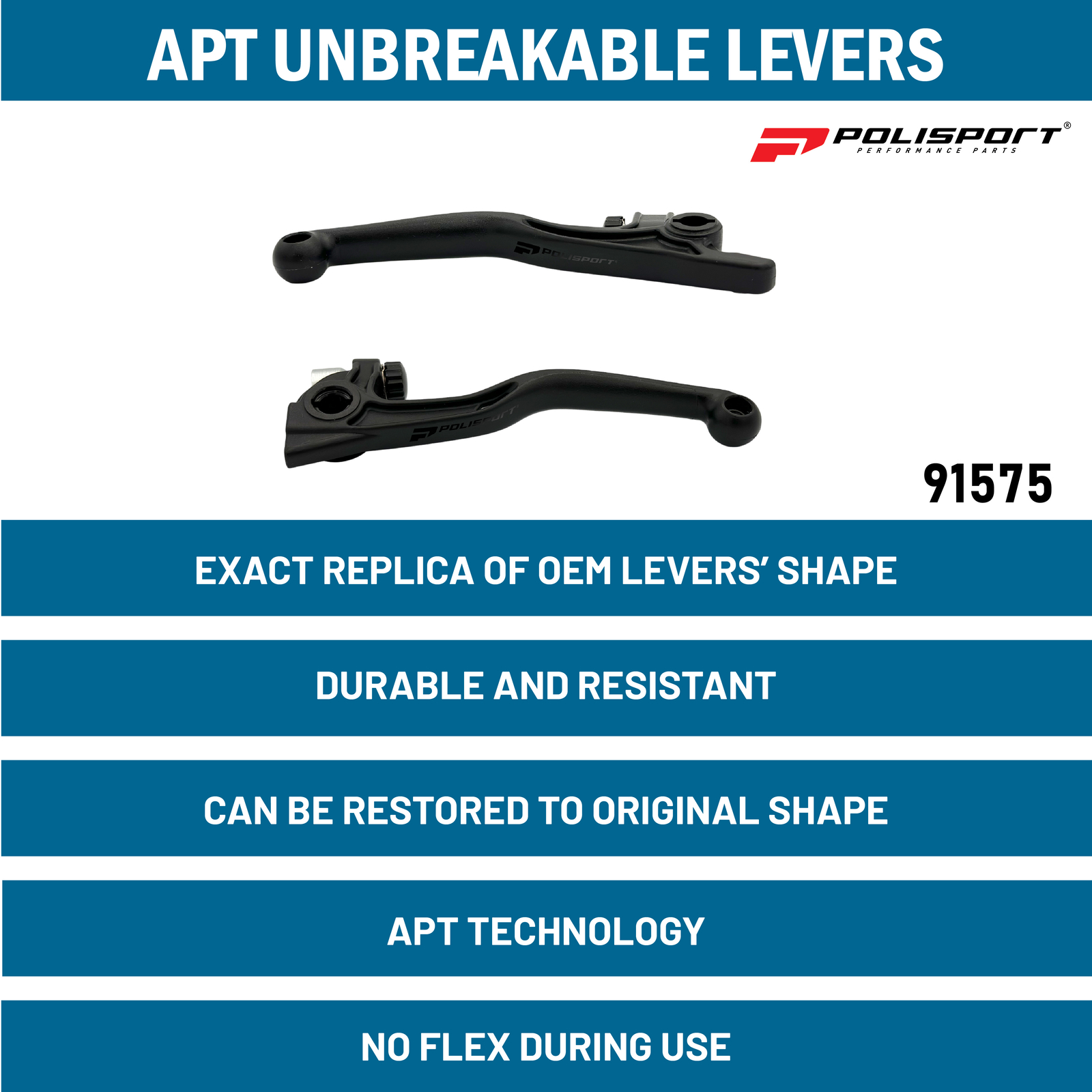 APT Levers Kit KTM SX/EXC/SX-F/EXC-F HusqTC/FC/TE/FE Sherco SE-R/SEF-RGG MC/MC-F